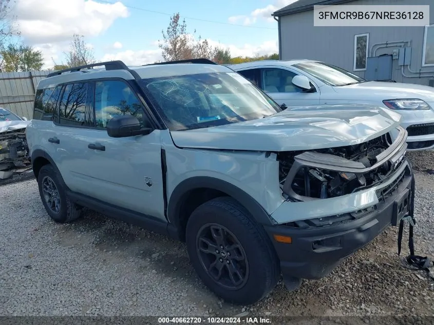 2022 Ford Bronco Sport Big Bend VIN: 3FMCR9B67NRE36128 Lot: 40662720