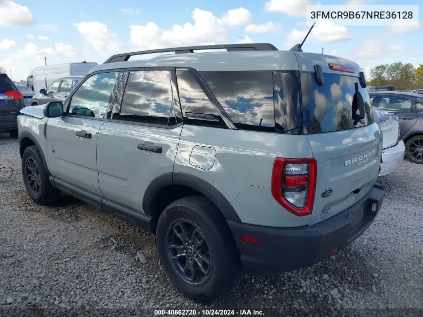 2022 Ford Bronco Sport Big Bend VIN: 3FMCR9B67NRE36128 Lot: 40662720