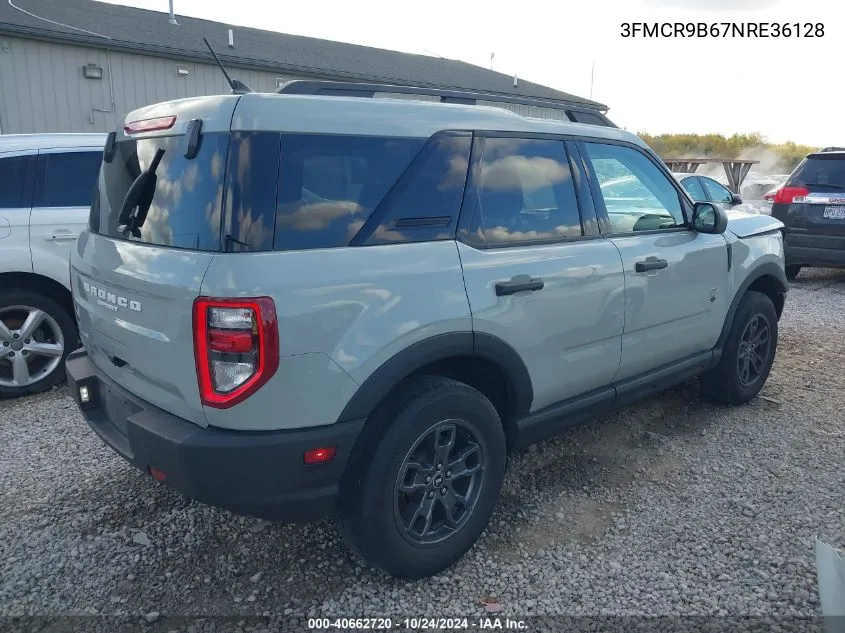 2022 Ford Bronco Sport Big Bend VIN: 3FMCR9B67NRE36128 Lot: 40662720