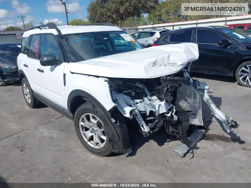 2022 Ford Bronco Sport VIN: 3FMCR9A61NRD24281 Lot: 40664576