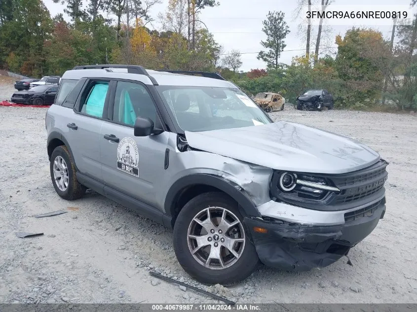 2022 Ford Bronco Sport VIN: 3FMCR9A66NRE00819 Lot: 40679987