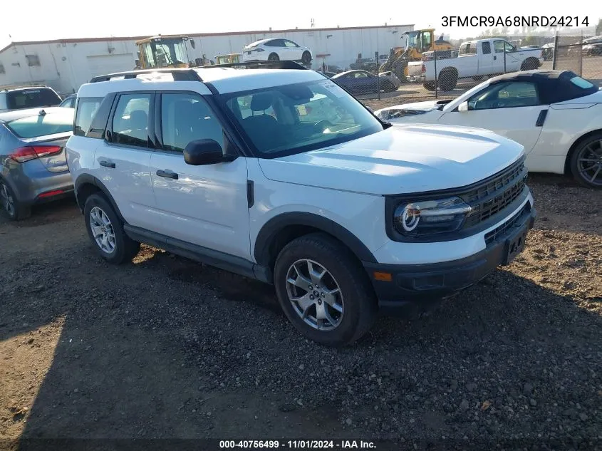 2022 Ford Bronco Sport VIN: 3FMCR9A68NRD24214 Lot: 40756499