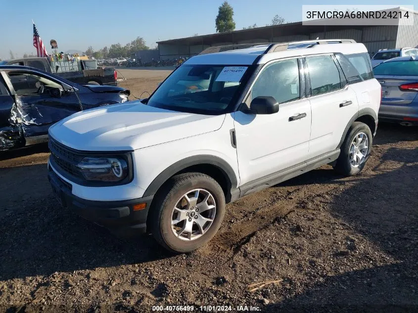 2022 Ford Bronco Sport VIN: 3FMCR9A68NRD24214 Lot: 40756499