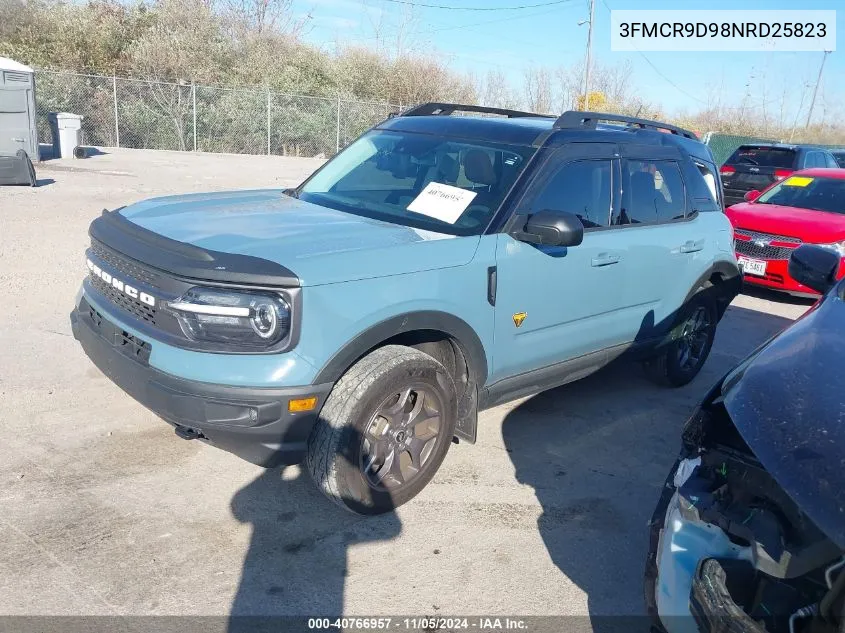 2022 Ford Bronco Sport Badlands VIN: 3FMCR9D98NRD25823 Lot: 40766957