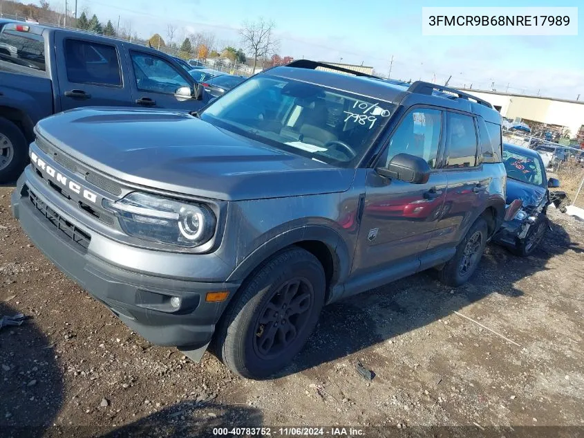 2022 Ford Bronco Sport Big Bend VIN: 3FMCR9B68NRE17989 Lot: 40783752