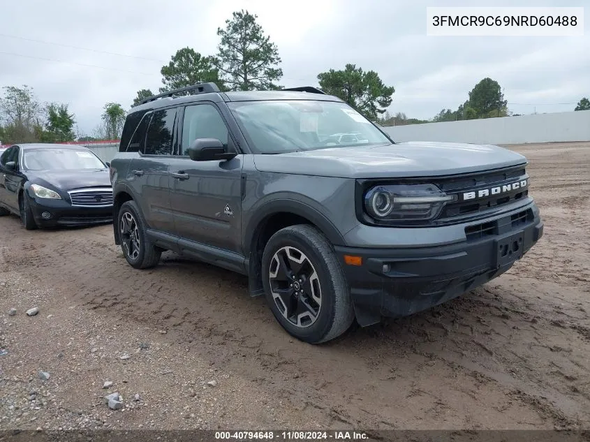 2022 Ford Bronco Sport Outer Banks VIN: 3FMCR9C69NRD60488 Lot: 40794648