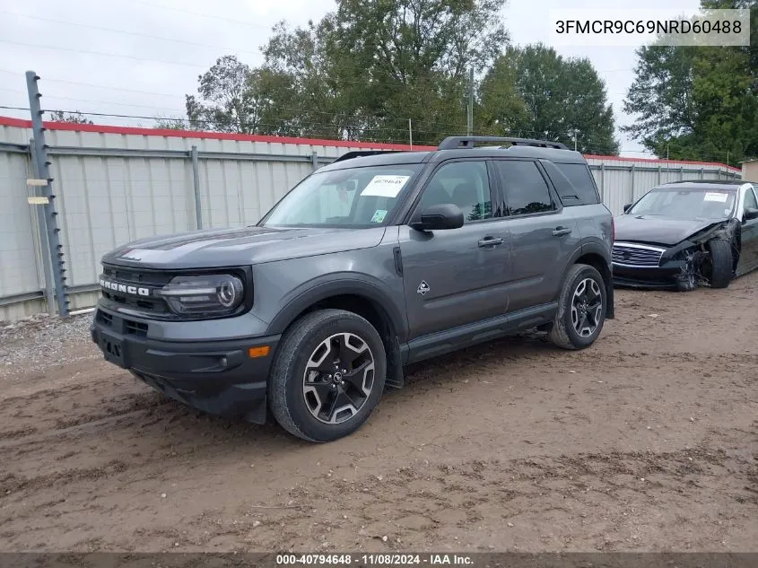 2022 Ford Bronco Sport Outer Banks VIN: 3FMCR9C69NRD60488 Lot: 40794648