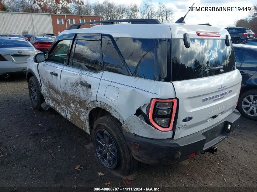 2022 Ford Bronco Sport Big Bend VIN: 3FMCR9B68NRE19449 Lot: 40808787