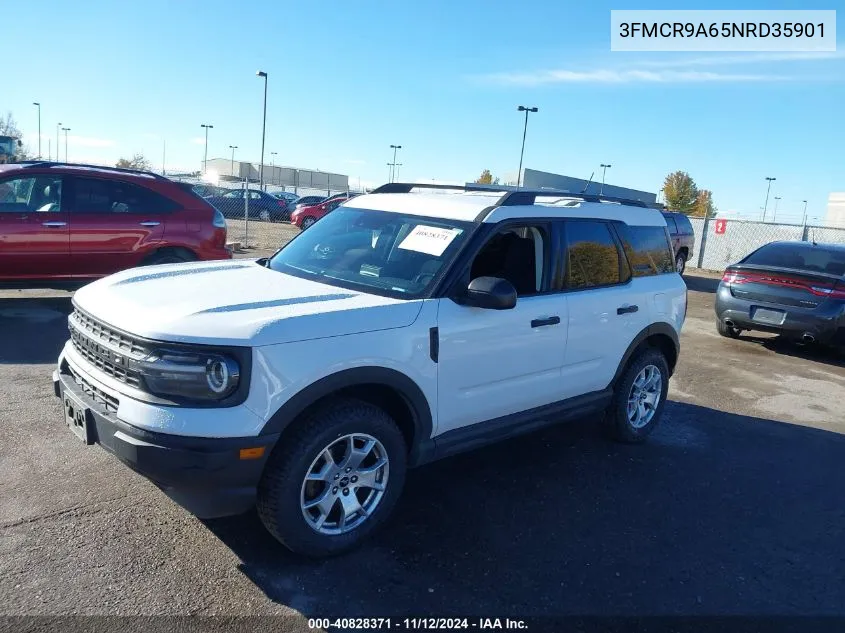 2022 Ford Bronco Sport VIN: 3FMCR9A65NRD35901 Lot: 40828371