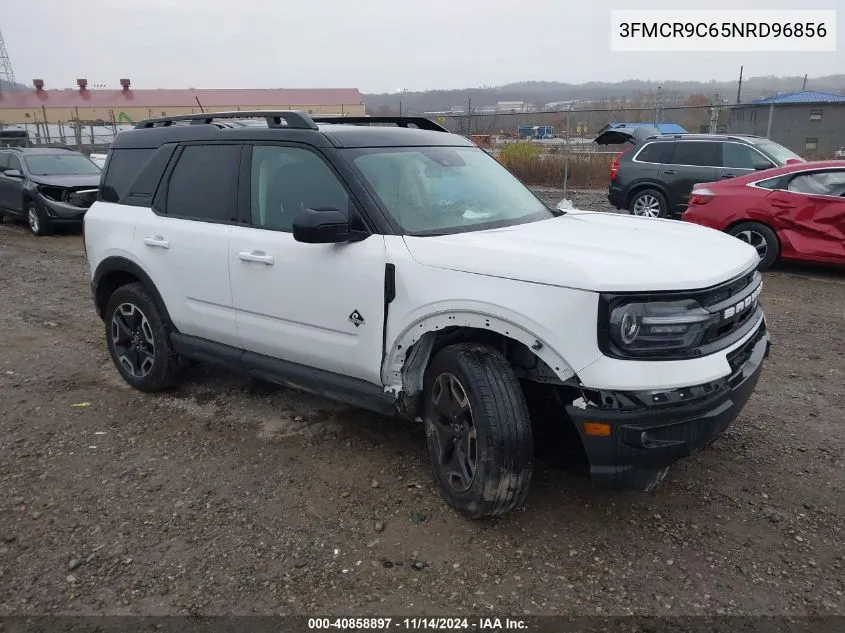 2022 Ford Bronco Sport Outer Banks VIN: 3FMCR9C65NRD96856 Lot: 40858897