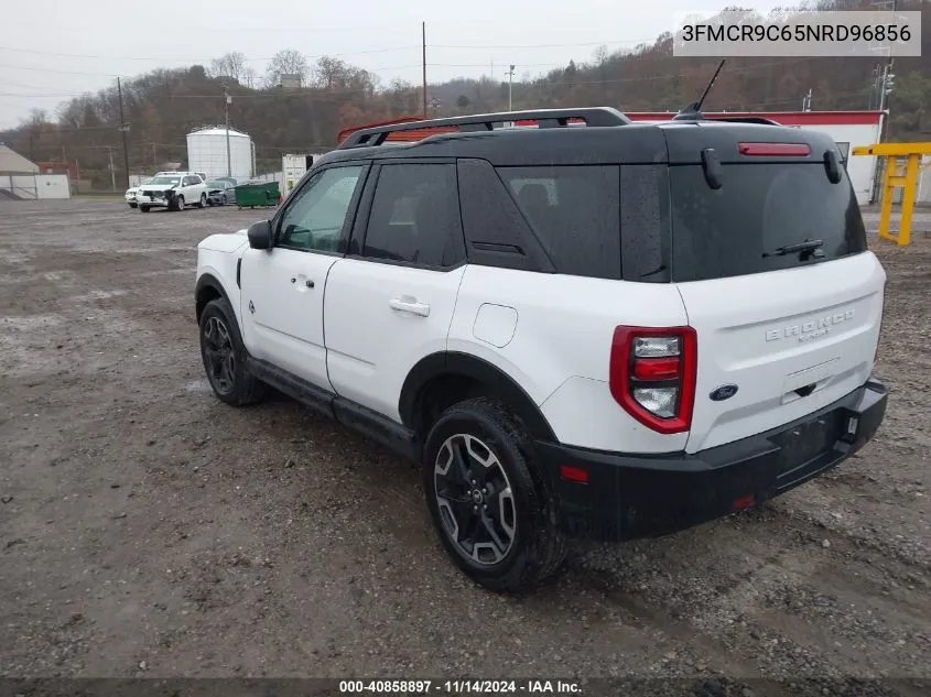 2022 Ford Bronco Sport Outer Banks VIN: 3FMCR9C65NRD96856 Lot: 40858897