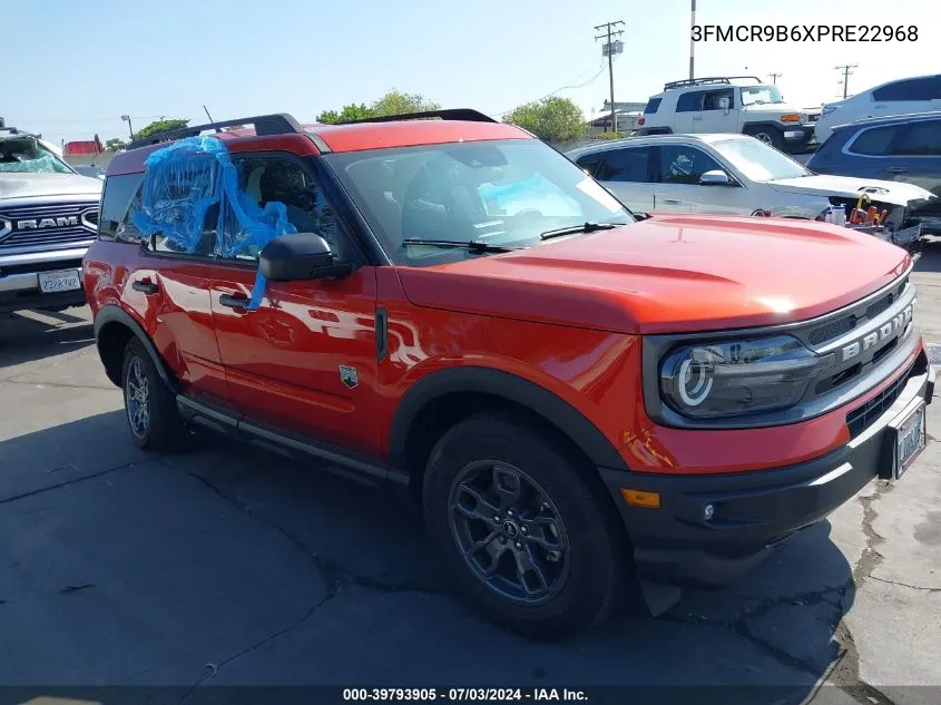 2023 Ford Bronco Sport Big Bend VIN: 3FMCR9B6XPRE22968 Lot: 39793905