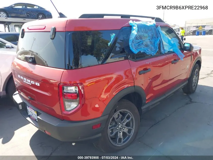 2023 Ford Bronco Sport Big Bend VIN: 3FMCR9B6XPRE22968 Lot: 39793905