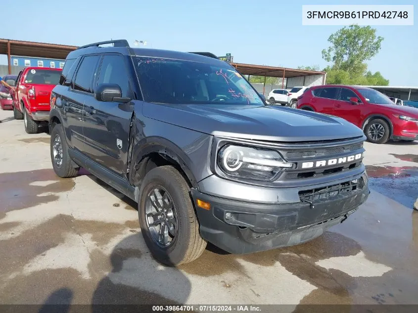 3FMCR9B61PRD42748 2023 Ford Bronco Sport Big Bend