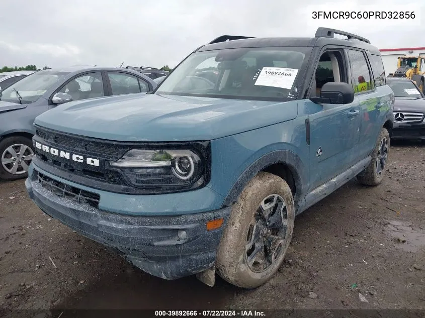 2023 Ford Bronco Sport Outer Banks VIN: 3FMCR9C60PRD32856 Lot: 39892666