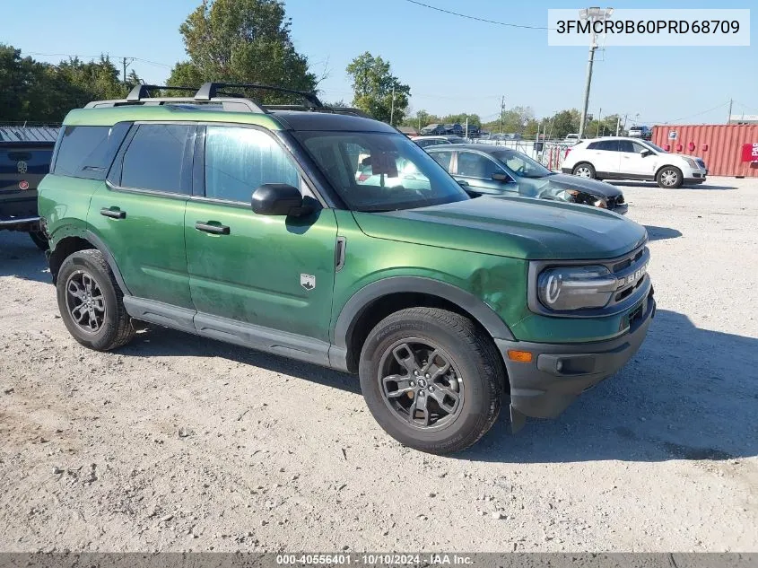 2023 Ford Bronco Sport Big Bend VIN: 3FMCR9B60PRD68709 Lot: 40556401