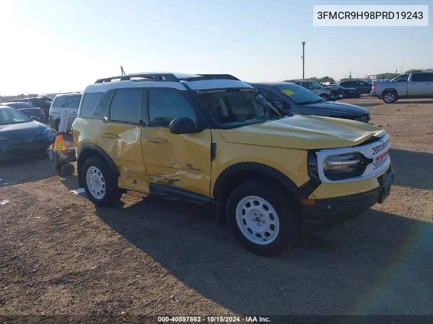 2023 Ford Bronco Sport Heritage Limited VIN: 3FMCR9H98PRD19243 Lot: 40597863