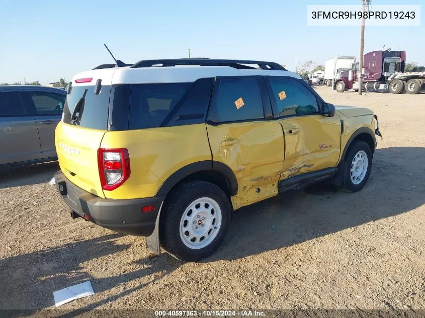 2023 Ford Bronco Sport Heritage Limited VIN: 3FMCR9H98PRD19243 Lot: 40597863