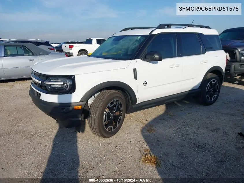 2023 Ford Bronco Sport Outer Banks VIN: 3FMCR9C65PRD61575 Lot: 40602636