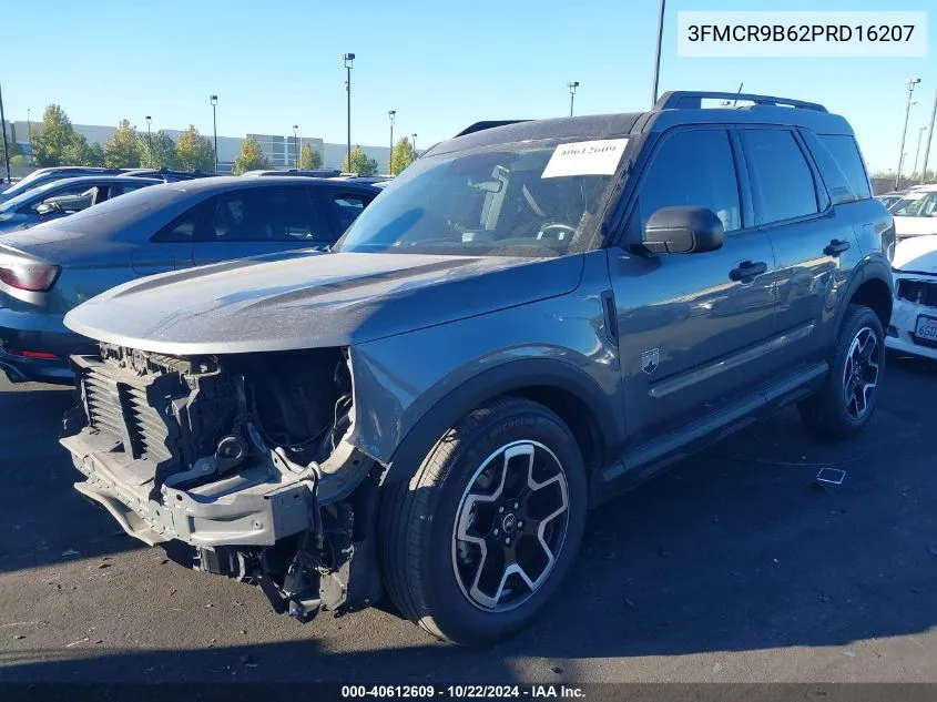 2023 Ford Bronco Sport Big Bend VIN: 3FMCR9B62PRD16207 Lot: 40612609