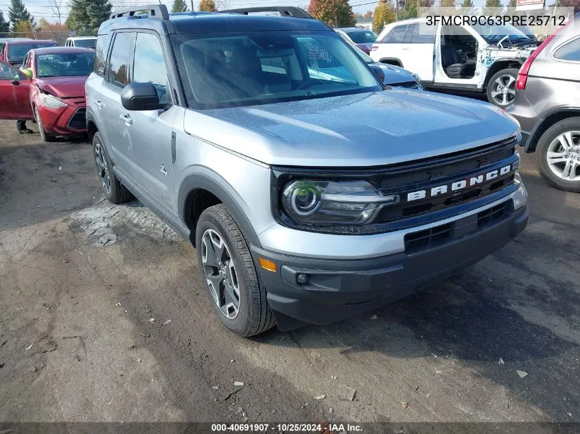 2023 Ford Bronco Sport Outer Banks VIN: 3FMCR9C63PRE25712 Lot: 40691907