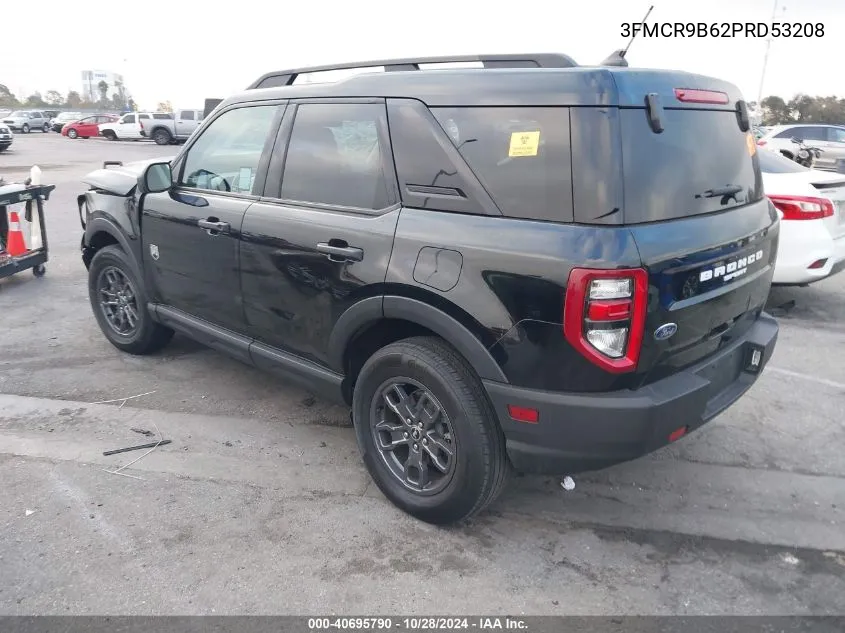 2023 Ford Bronco Sport Big Bend VIN: 3FMCR9B62PRD53208 Lot: 40695790