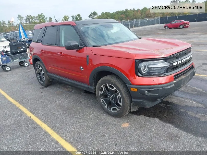 2023 Ford Bronco Sport Outer Banks VIN: 3FMCR9C67PRD85408 Lot: 40713924