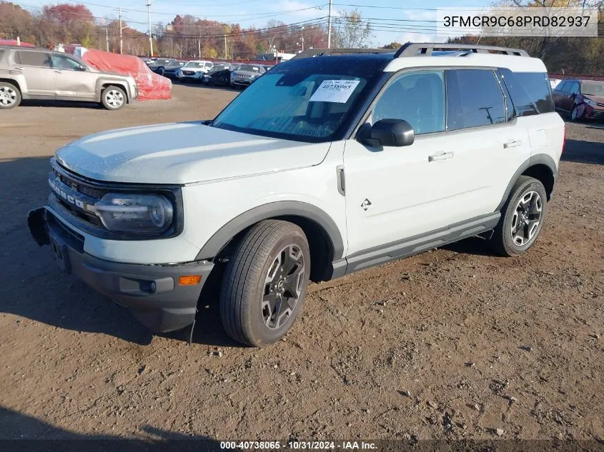 2023 Ford Bronco Sport Outer Banks VIN: 3FMCR9C68PRD82937 Lot: 40738065