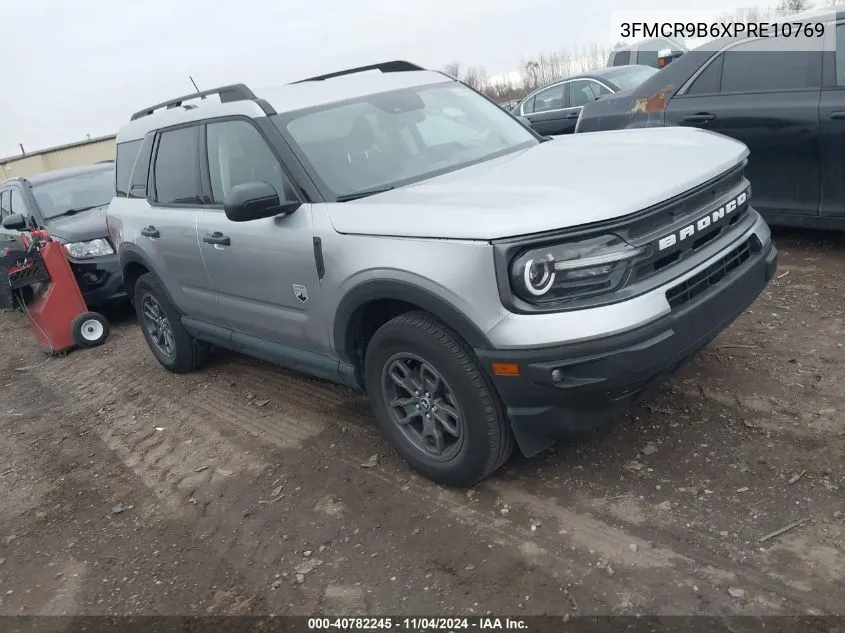 2023 Ford Bronco Sport Big Bend VIN: 3FMCR9B6XPRE10769 Lot: 40782245