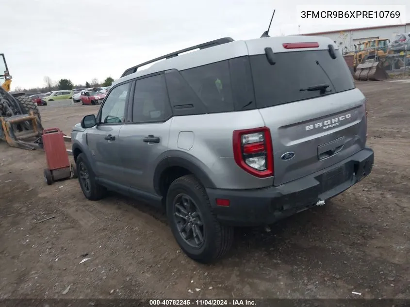 2023 Ford Bronco Sport Big Bend VIN: 3FMCR9B6XPRE10769 Lot: 40782245