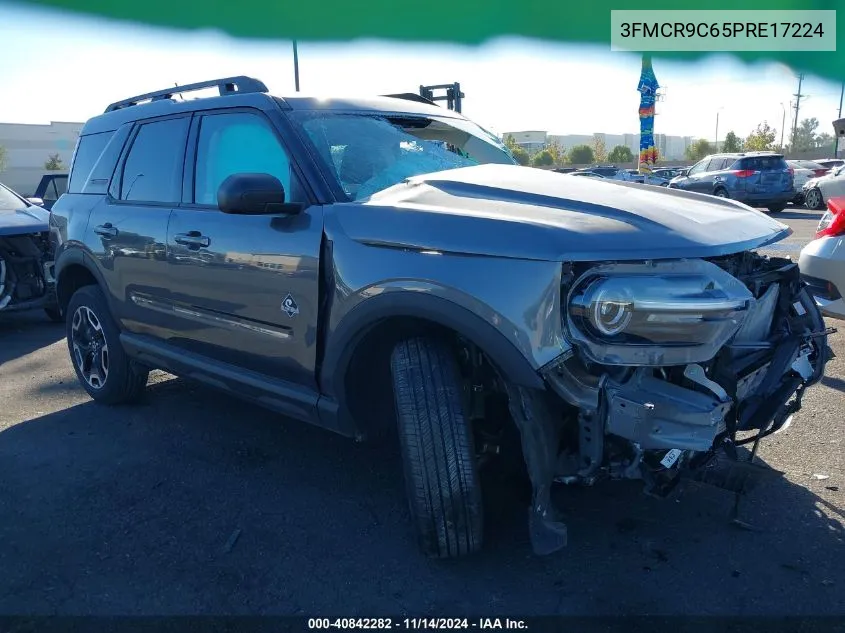 2023 Ford Bronco Sport Outer Banks VIN: 3FMCR9C65PRE17224 Lot: 40842282