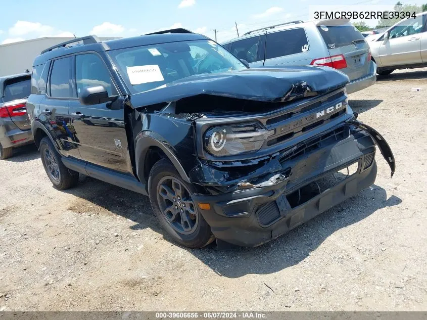 2024 Ford Bronco Sport Big Bend VIN: 3FMCR9B62RRE39394 Lot: 39606656