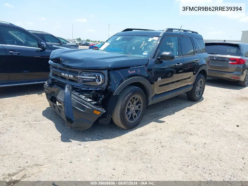 2024 Ford Bronco Sport Big Bend VIN: 3FMCR9B62RRE39394 Lot: 39606656