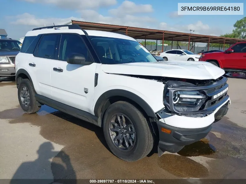 2024 Ford Bronco Sport Big Bend VIN: 3FMCR9B69RRE64180 Lot: 39897787