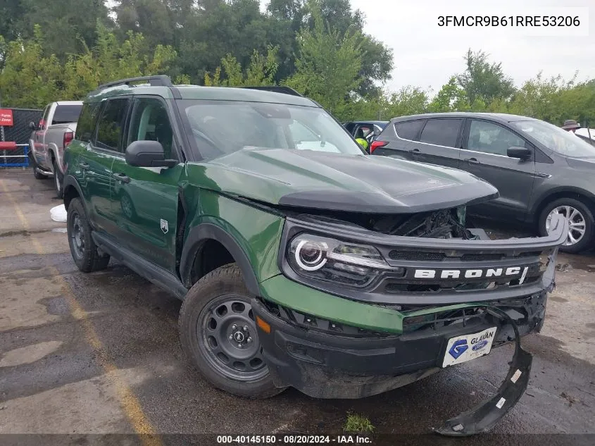 2024 Ford Bronco Sport Big Bend VIN: 3FMCR9B61RRE53206 Lot: 40145150