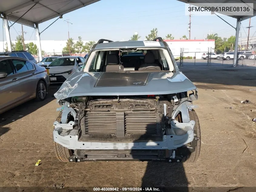 2024 Ford Bronco Sport Big Bend VIN: 3FMCR9B61RRE08136 Lot: 40309042