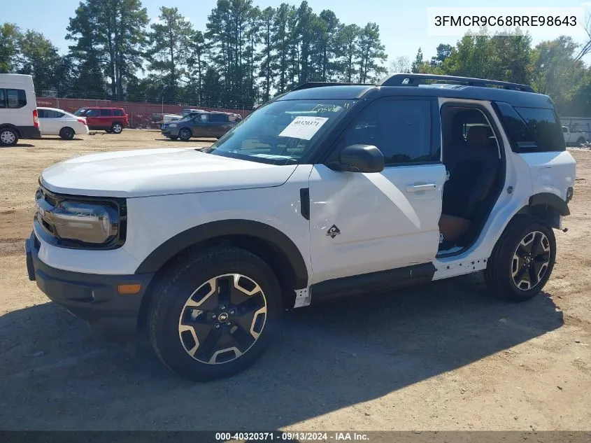 3FMCR9C68RRE98643 2024 Ford Bronco Sport Outer Banks