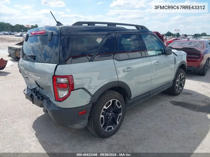 3FMCR9C67RRE43312 2024 Ford Bronco Sport Outer Banks