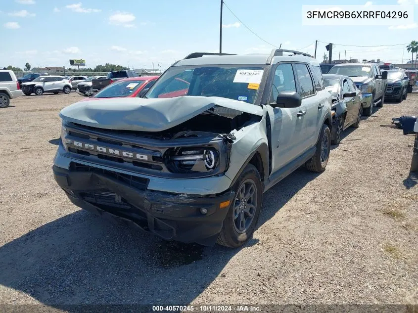 2024 Ford Bronco Sport Big Bend VIN: 3FMCR9B6XRRF04296 Lot: 40570245