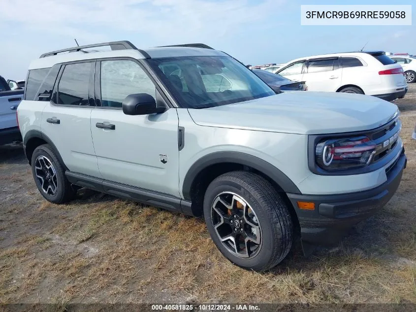 2024 Ford Bronco Sport Big Bend VIN: 3FMCR9B69RRE59058 Lot: 40581825