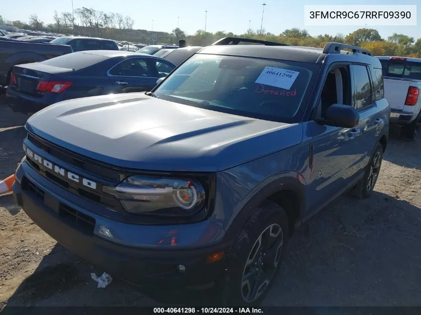 2024 Ford Bronco Sport Outer Banks VIN: 3FMCR9C67RRF09390 Lot: 40641298