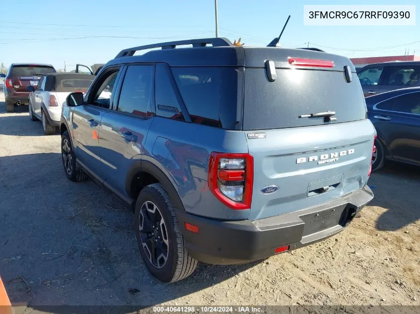 2024 Ford Bronco Sport Outer Banks VIN: 3FMCR9C67RRF09390 Lot: 40641298