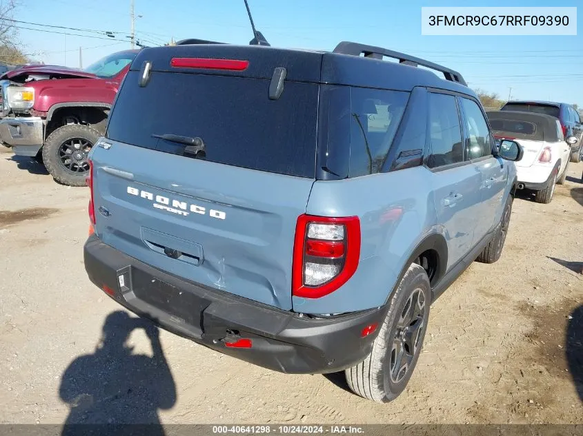 2024 Ford Bronco Sport Outer Banks VIN: 3FMCR9C67RRF09390 Lot: 40641298