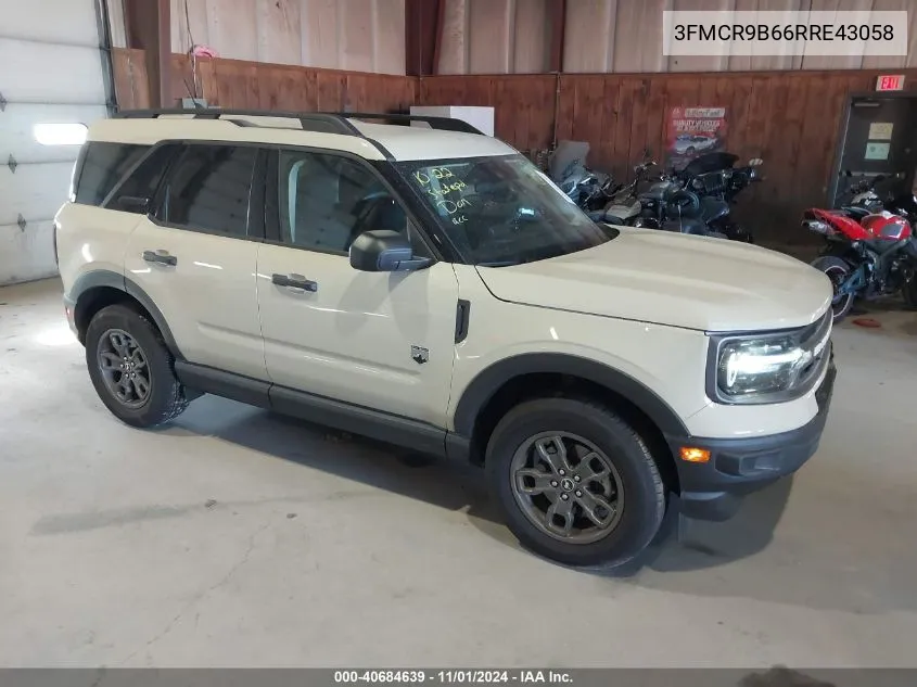 2024 Ford Bronco Sport Big Bend VIN: 3FMCR9B66RRE43058 Lot: 40684639