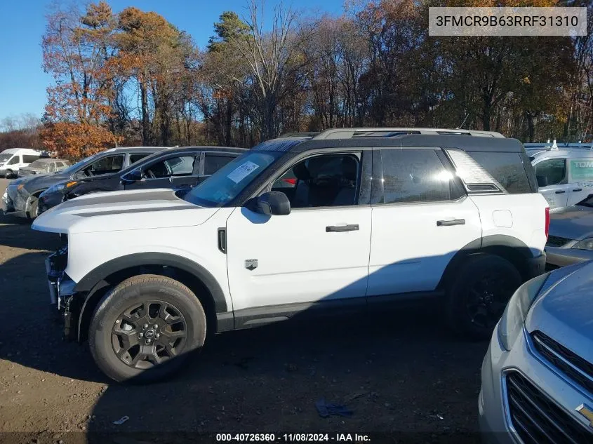 2024 Ford Bronco Sport Big Bend VIN: 3FMCR9B63RRF31310 Lot: 40726360