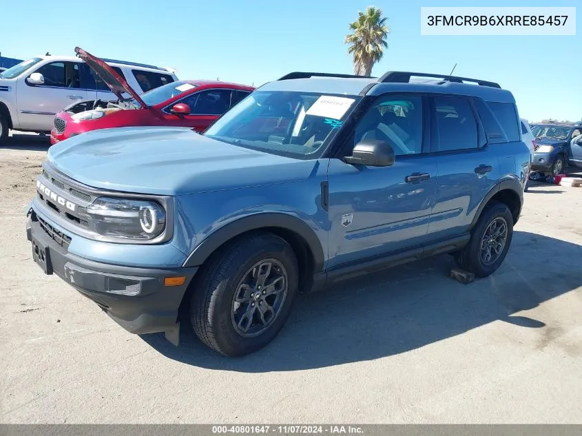 2024 Ford Bronco Sport Big Bend VIN: 3FMCR9B6XRRE85457 Lot: 40801647