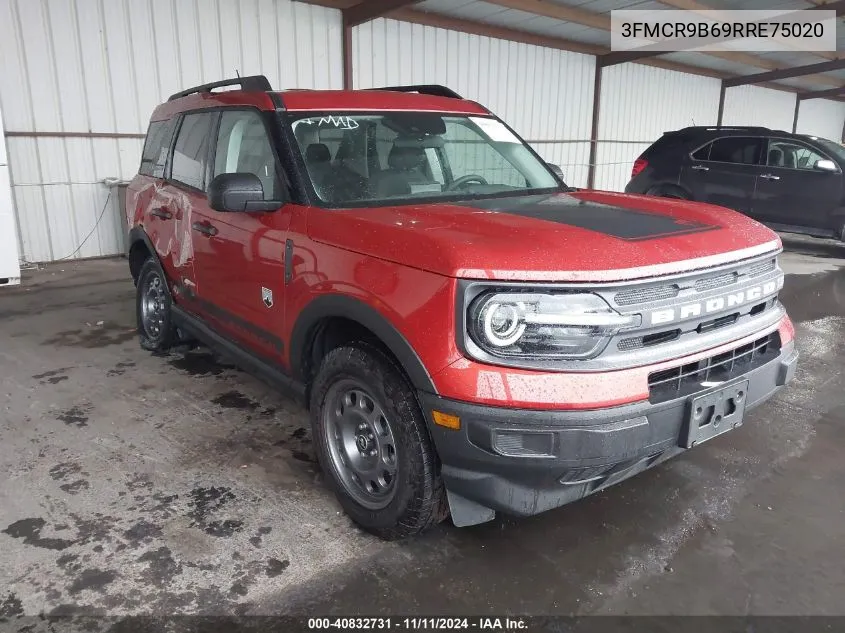 2024 Ford Bronco Sport Big Bend VIN: 3FMCR9B69RRE75020 Lot: 40832731