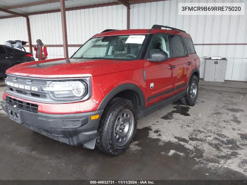 2024 Ford Bronco Sport Big Bend VIN: 3FMCR9B69RRE75020 Lot: 40832731