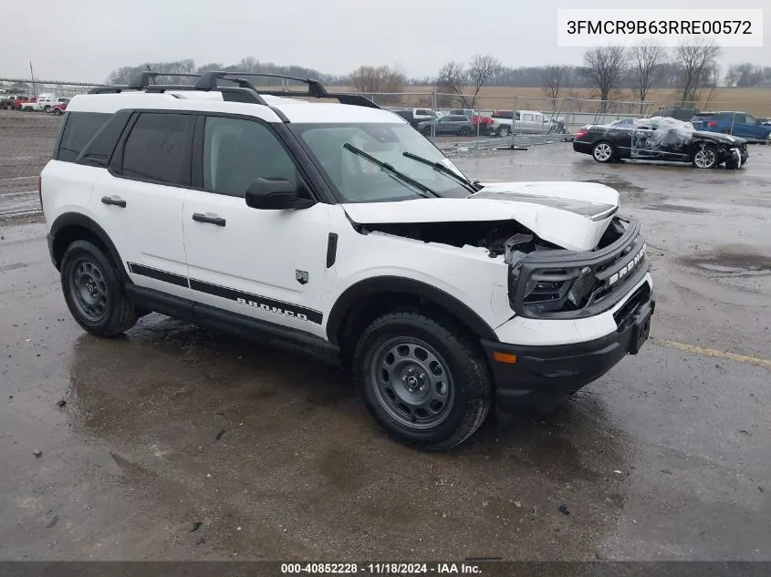 2024 Ford Bronco Sport Big Bend VIN: 3FMCR9B63RRE00572 Lot: 40852228