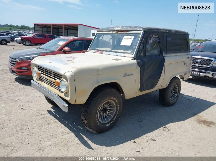 1966 Ford Bronco VIN: NEBR008528 Lot: 40058044